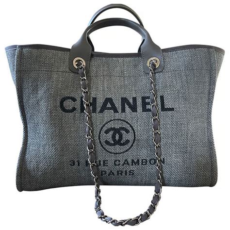 chanel deauville tote dupe|chanel deauville inspired tote.